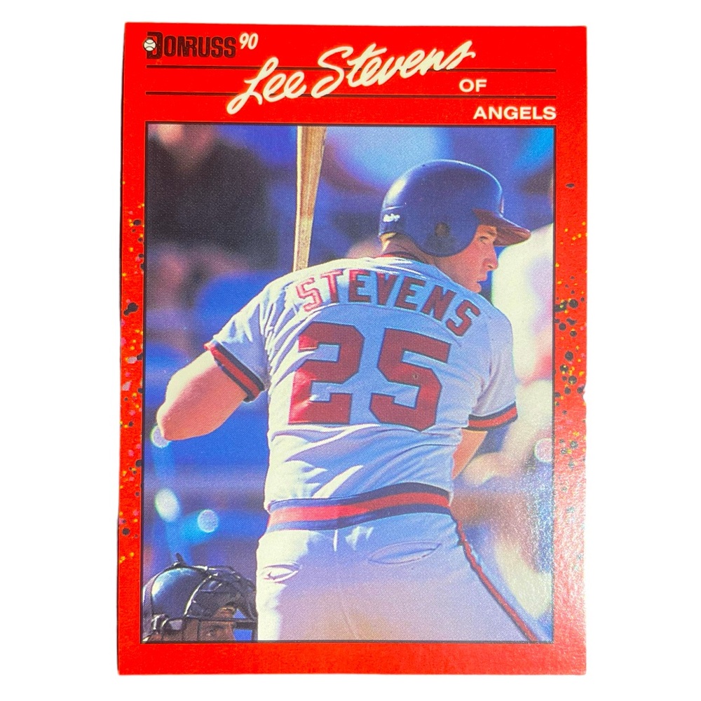 1989 lee stevens california angels donruss baseball card # 449 - Picture 1 of 5